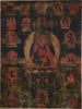 1242 Antique Tibetan Thangka Padmasambhava-WOVENSOULS-Antique-Vintage-Textiles-Art-Decor