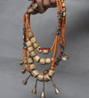 1243 SOLD Old Naga Tribal Heirloom Bead Necklace-WOVENSOULS-Antique-Vintage-Textiles-Art-Decor
