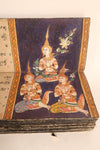 1244 Antique Buddhist Thai Manuscript Phra Malai with Illuminated Paintings-WOVENSOULS-Antique-Vintage-Textiles-Art-Decor