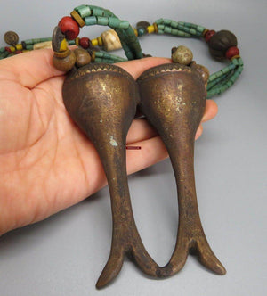 1250 Old Heirloom Naga Tribal Bead Necklace-WOVENSOULS-Antique-Vintage-Textiles-Art-Decor