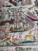 1254 Antique Double Sided Embroidery Manila Manton - Cantonese Embroidery-WOVENSOULS Antique Textiles &amp; Art Gallery