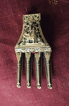 1256 - Old Gold Chettiar Wedding Thali Jewelry - Tamil Nadu-WOVENSOULS-Antique-Vintage-Textiles-Art-Decor