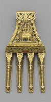 1256 - Old Gold Chettiar Wedding Thali Jewelry - Tamil Nadu-WOVENSOULS-Antique-Vintage-Textiles-Art-Decor