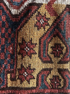 1262 Small Antique Ersari Beshir Khali w Ikat Design - Gallery-2-WOVENSOULS-Antique-Vintage-Textiles-Art-Decor