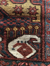 1262 Small Antique Ersari Beshir Khali w Ikat Design - Gallery-2-WOVENSOULS-Antique-Vintage-Textiles-Art-Decor