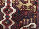 1262 Small Antique Ersari Beshir Khali w Ikat Design - Gallery-2-WOVENSOULS-Antique-Vintage-Textiles-Art-Decor