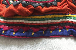1267 Vintage Choli Blouse with Embroidery-WOVENSOULS-Antique-Vintage-Textiles-Art-Decor