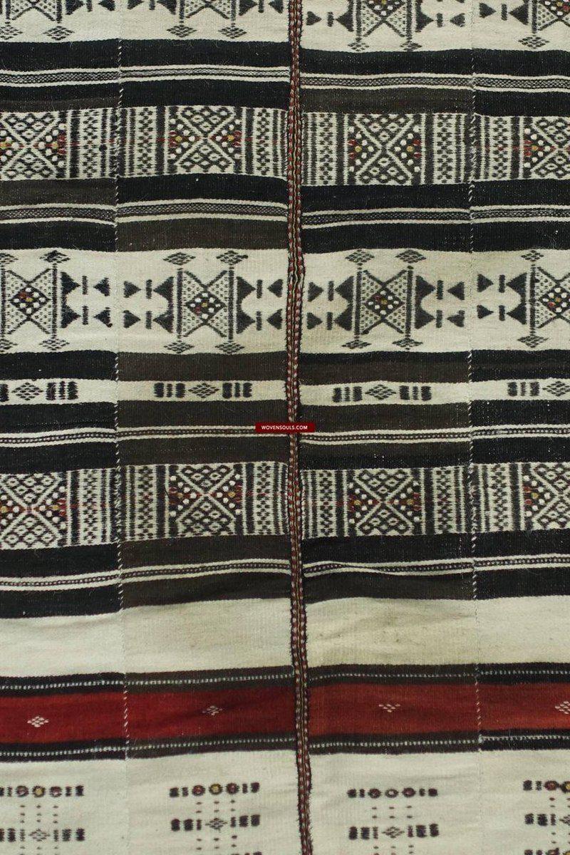 1269 Antique Fulani Shawl Blanket-WOVENSOULS-Antique-Vintage-Textiles-Art-Decor