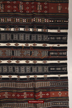 1270 Antique Khasa Arkilla Wedding Hanging-WOVENSOULS Antique Textiles &amp; Art Gallery
