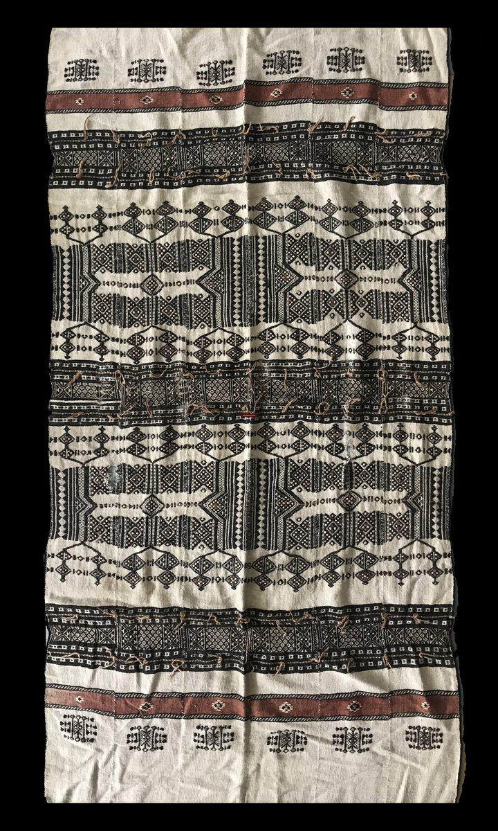 1273 SOLD Antique Fulani Shawl Blanket-WOVENSOULS-Antique-Vintage-Textiles-Art-Decor