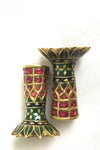 1274 Old Assam Thuriya Earrings - Collector's Masterpiece-WOVENSOULS-Antique-Vintage-Textiles-Art-Decor