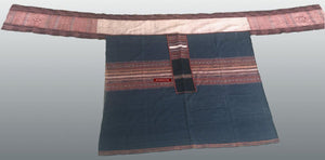 1275 Complete Vintage Hilltribe Woven Skirt from Vietnam-WOVENSOULS-Antique-Vintage-Textiles-Art-Decor