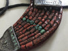 1279 SOLD Old Ladakh Heirloom Jewelry with Coral-WOVENSOULS-Antique-Vintage-Textiles-Art-Decor