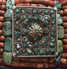 1281 SOLD Rare Old Ladakh Heirloom Jewelry with Gold Gilt-WOVENSOULS-Antique-Vintage-Textiles-Art-Decor