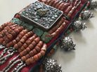 1281 SOLD Rare Old Ladakh Heirloom Jewelry with Gold Gilt-WOVENSOULS-Antique-Vintage-Textiles-Art-Decor