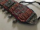 1281 SOLD Rare Old Ladakh Heirloom Jewelry with Gold Gilt-WOVENSOULS-Antique-Vintage-Textiles-Art-Decor