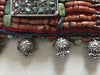 1281 SOLD Rare Old Ladakh Heirloom Jewelry with Gold Gilt-WOVENSOULS-Antique-Vintage-Textiles-Art-Decor
