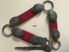 1283 SOLD Antique Bhutan Belt with Metal Ornaments - Museum Quality-WOVENSOULS-Antique-Vintage-Textiles-Art-Decor