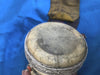 1285 Rare Antique Tibetan Buddhist Ritual Object Damru Drum-WOVENSOULS-Antique-Vintage-Textiles-Art-Decor