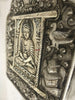 1287 Rare Antique Tibetan Buddhist Silver Ghau with Bone Inlay-WOVENSOULS-Antique-Vintage-Textiles-Art-Decor