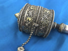 1288 Rare Antique Silver Tibetan Buddhist Prayer Wheel-WOVENSOULS-Antique-Vintage-Textiles-Art-Decor