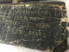 1293 Antique Tibetan Handwritten Manuscript in Gold on Black-WOVENSOULS-Antique-Vintage-Textiles-Art-Decor