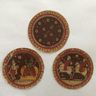 1294 SOLD - Old Painted Ganjifa Playing Cards - Complete Set, India-WOVENSOULS-Antique-Vintage-Textiles-Art-Decor