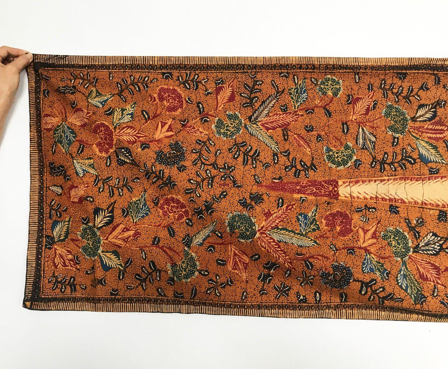 1296 Antique Batik Tulis Tiga Negeri Kemben Textile-WOVENSOULS-Antique-Vintage-Textiles-Art-Decor