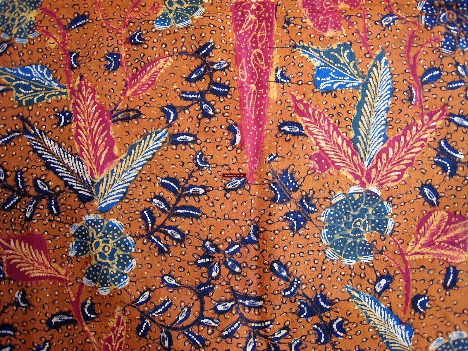 1296 Antique Batik Tulis Tiga Negeri Kemben Textile-WOVENSOULS-Antique-Vintage-Textiles-Art-Decor