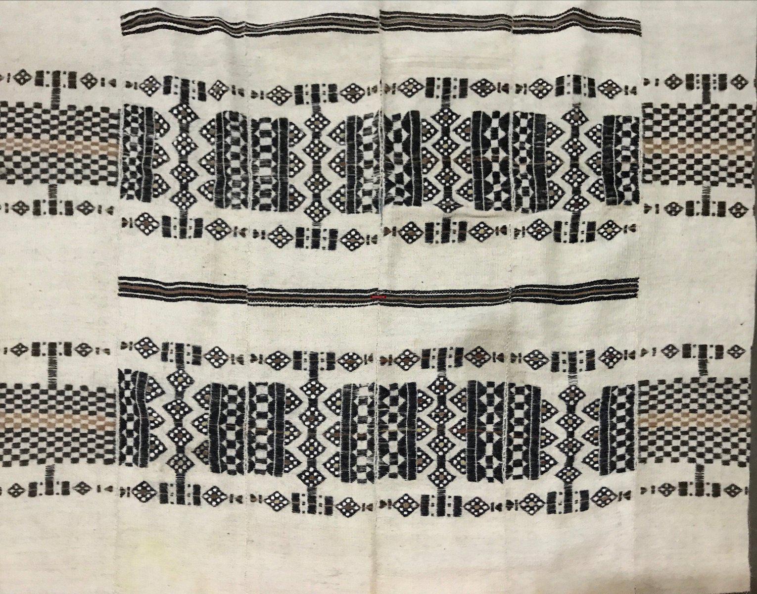 1298 Antique Fulani Shawl Blanket-WOVENSOULS-Antique-Vintage-Textiles-Art-Decor