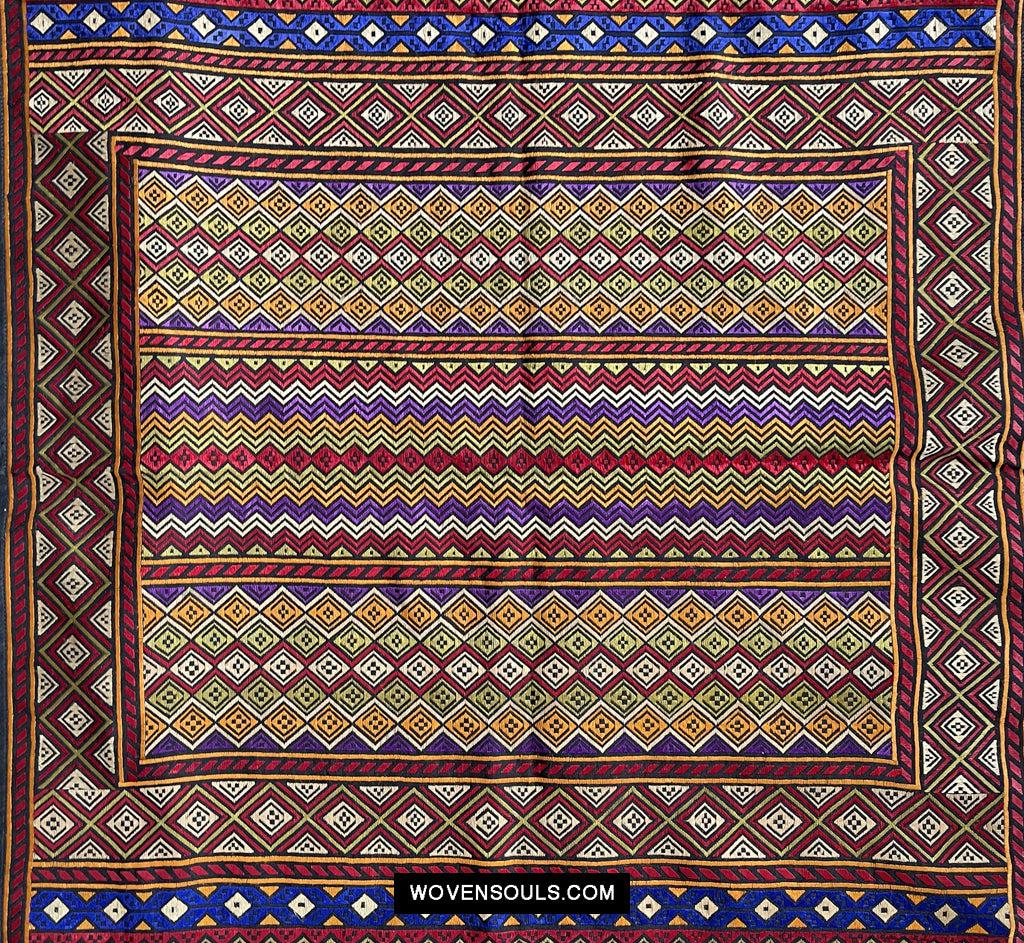 129 Superfine Soof Embroidery Handmade - Gujarat-WOVENSOULS Antique Textiles &amp; Art Gallery