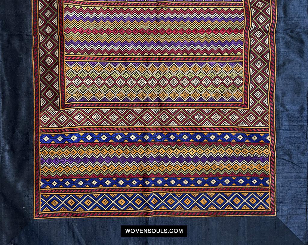 129 Superfine Soof Embroidery Handmade - Gujarat-WOVENSOULS Antique Textiles &amp; Art Gallery