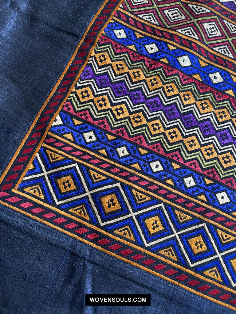 129 Superfine Soof Embroidery Handmade - Gujarat-WOVENSOULS Antique Textiles &amp; Art Gallery