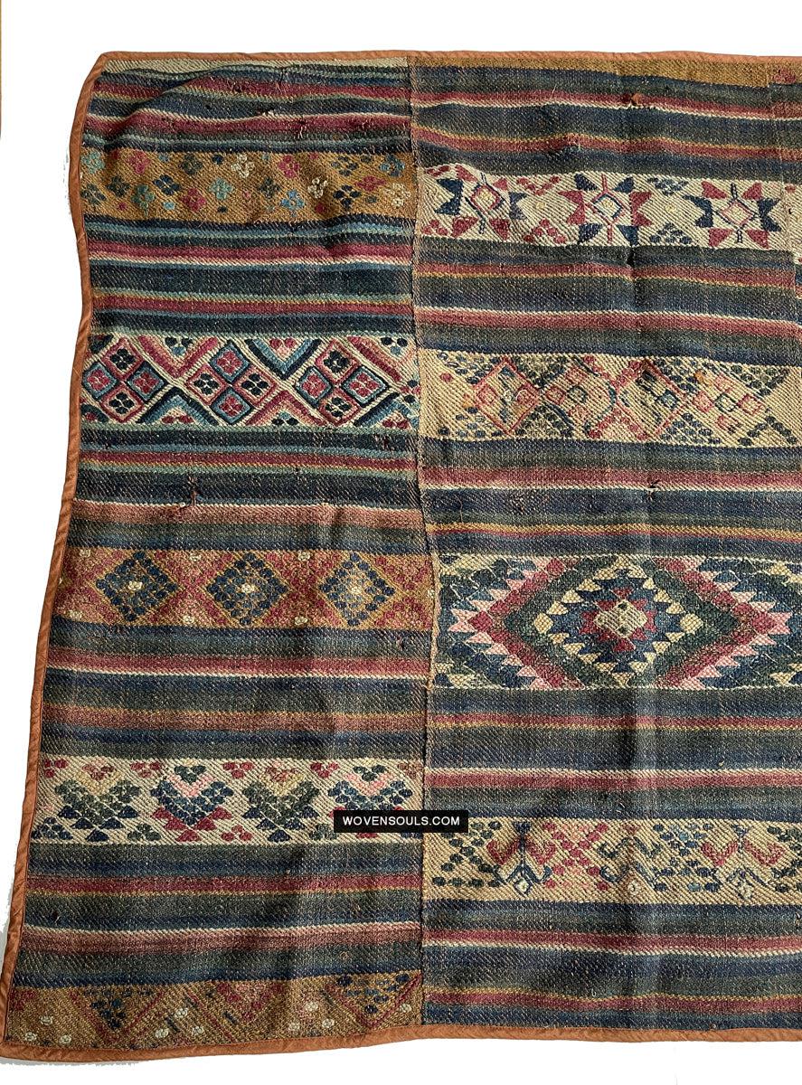 1302 MASTERPIECE Antique Bhutan Charkab Rain Cloak-WOVENSOULS Antique Textiles &amp; Art Gallery