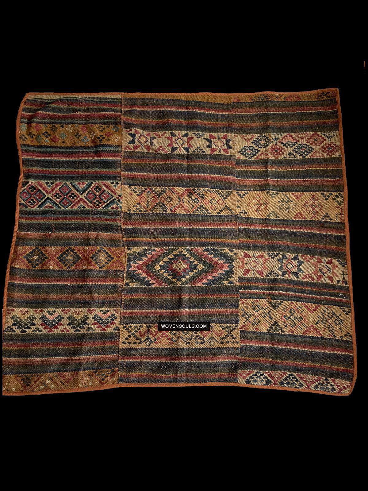 1302 MASTERPIECE Antique Bhutan Charkab Rain Cloak-WOVENSOULS Antique Textiles &amp; Art Gallery