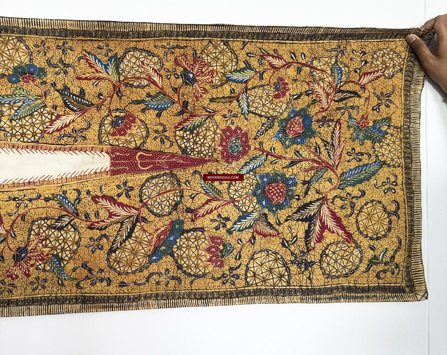 1305 Antique Batik Tulis Kemben Textile - Antique Art - WOVENSOULS ...