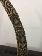 1309 Pair of Antique Tantric Buddhist Horn Carvings from the 1800s-WOVENSOULS-Antique-Vintage-Textiles-Art-Decor