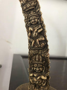 1309 Pair of Antique Tantric Buddhist Horn Carvings from the 1800s-WOVENSOULS-Antique-Vintage-Textiles-Art-Decor