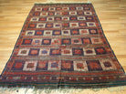 1316 Antique Caucasian Verneh Sileh Flatweave Rug Shaddah Fragment - 1800s or earlier - Gallery-2-WOVENSOULS-Antique-Vintage-Textiles-Art-Decor