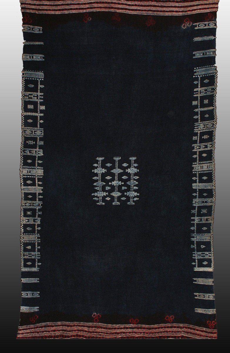 1318 SOLD Antique Mahmoudi Bakhnoug Shawl - Textile Art Masterpiece-WOVENSOULS-Antique-Vintage-Textiles-Art-Decor