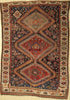 1324 Antique Qashqai Rug with Shekarlu influence-WOVENSOULS-Antique-Vintage-Textiles-Art-Decor