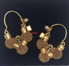 1327 RARE Old Gokhru Earrings - Bhil Tribal Jewelry - MASTERPIECE-WOVENSOULS-Antique-Vintage-Textiles-Art-Decor