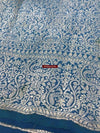 1349 SOLD - Spectacular Old Banarasi Sari with Silver content in Zari-WOVENSOULS-Antique-Vintage-Textiles-Art-Decor