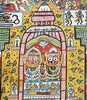 134 Old Traditional Jatripatti Lord Jagannath Puri Orissa Painting Indian Art-WOVENSOULS Antique Textiles &amp; Art Gallery