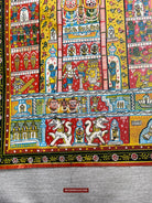 134 Old Traditional Jatripatti Lord Jagannath Puri Orissa Painting Indian Art-WOVENSOULS Antique Textiles &amp; Art Gallery