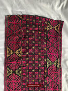 1351 Antique Textile Turban Panel with Embroidery from Kohistan / Swat-WOVENSOULS-Antique-Vintage-Textiles-Art-Decor