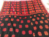 1352 Antique Men's Swat Valley Shawl Textile Embroidery - Pomegranate flowers-WOVENSOULS-Antique-Vintage-Textiles-Art-Decor