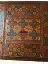 1357 Antique Safavid Persian Painted Wood Panel-WOVENSOULS-Antique-Vintage-Textiles-Art-Decor