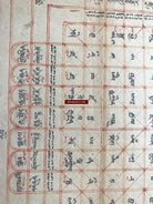 1359 Antique Tibetan Astrological Chart Manuscript SOLD-WOVENSOULS-Antique-Vintage-Textiles-Art-Decor