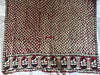 1364 REPAIRS NEEDED Superb Antique Sindh Odhana Abochani Wedding Shawl - Deep Red Base-WOVENSOULS-Antique-Vintage-Textiles-Art-Decor